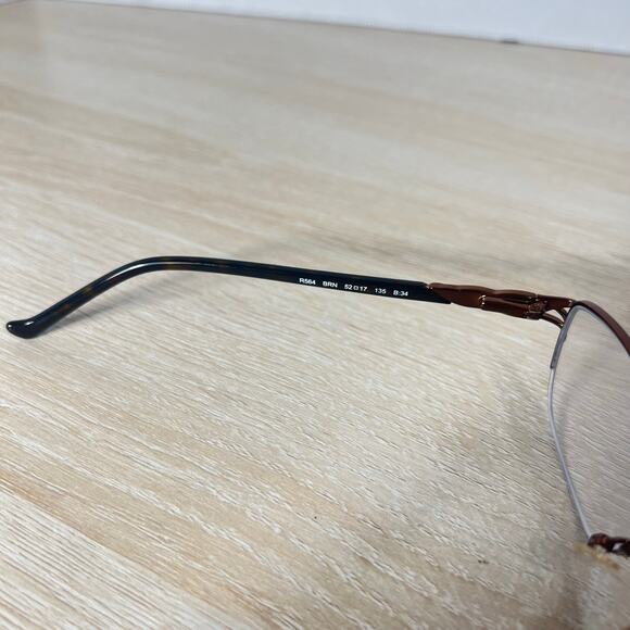 Tura R564 BRN B:34 Eyeglasses FRAMES ONLY Brown 52-17-135 Amazing Cond!